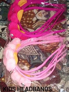 Cute Heart &amp; Pom Headbands