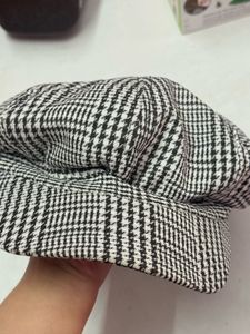 Classic Plaid Baker Boy Cap