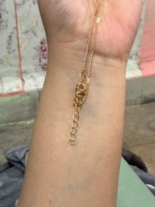 Dainty Teardrop Crystal Necklace gold plated