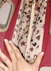 Stylish Red Handbag