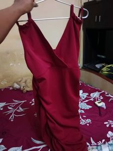 Elegant Red Party Dress