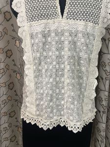 Elegant White Lace Top