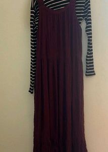 Striped Long Sleeve Dress