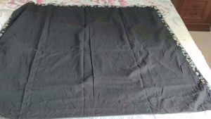 Black long gown with dupatta