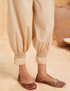 Pure cotton dhoti pant beige colour