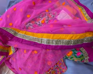 Vibrant Floral Lehenga Choli Set