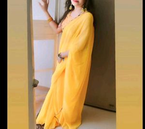 Ready To Wear Saree Haldi Function
