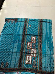 Pakistani style mirror work Dress Material