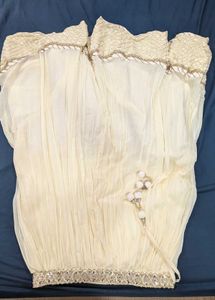 Cream Lehenga Choli Set
