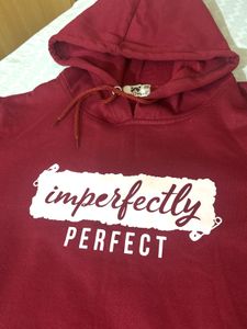 Maroon "imperfectly PERFECT" Hoodie