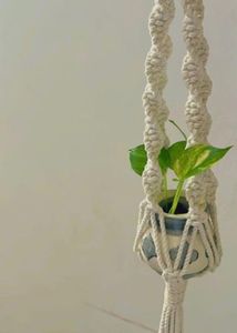 Macrame Mini Pot Plant Hanger