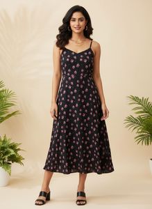 Floral Print Casual Dress