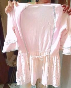 Pink Embroidered Lehenga Choli Set for girls