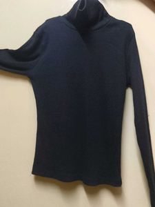 2tops# Black Turtleneck Top+ white top free