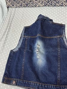 Denim Vest Jacket