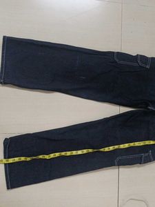 black cargo jeans