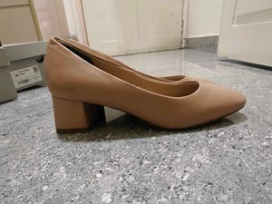 Marks &amp; Spencers nude block heels