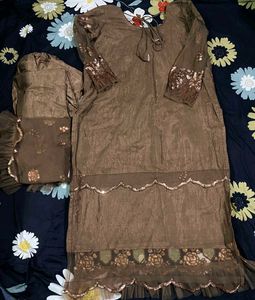 Embellished Kurta Set with Dupatta