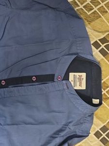 Men's Blue Casual Shirt