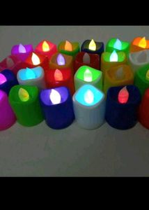 New Colorful LED candle Lights - Pack of 24