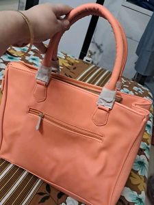 Caprese Peach Tote Bag