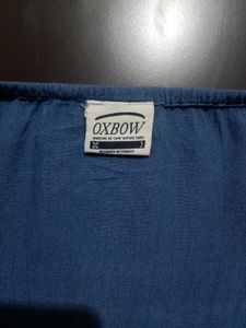 Blue V-Neck Tank Top