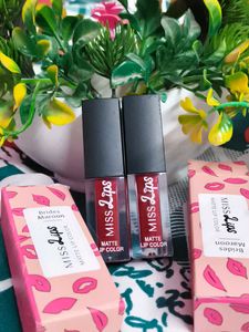 combo brides maroon shade number 04 miss lips