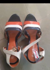 Metro Color Block Heels - Size 38