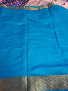 Unused Soft Blue Saree (Women's)