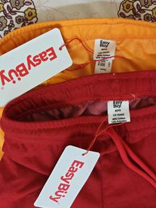 New Boys' Shorts Set - Orange &amp; Red
