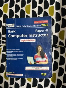 Basic Computer Instructor Paper II Book