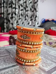 Silk Thread Bangles 2.6 Size