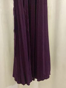 A Line Purple Dress
