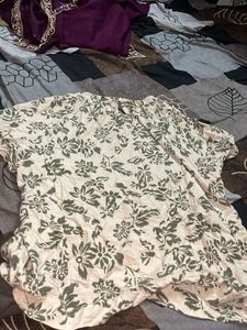 Vietnamese Floral Print Casual Top