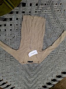 Zara Metallic Knit Top