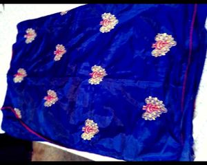 satin silk saree