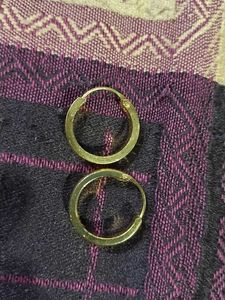 elegant 1 gram gold polish Ring or earrings