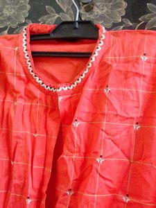Elegant Red Kurta