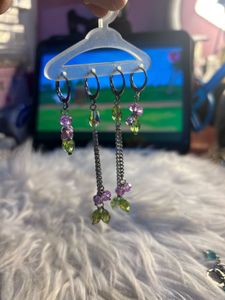 Charming Beaded Drop Earrings