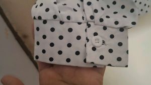 Polka Dot Bow Blouse