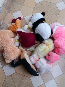 beautiful multi color  soft toy