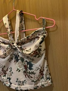 Floral Convertible Halter / Tube Top