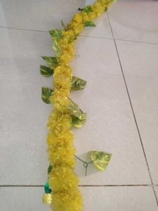 Vibrant Yellow Flower Garland