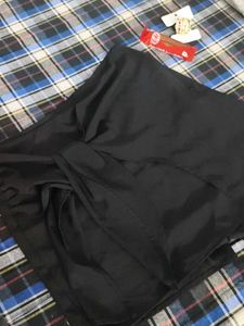 Chic Black short Twisted  Skirt