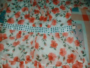 A redish floral maxi🤍❤️🤍