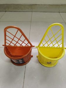 Pack Of Two Plastic Cutlery Pen Stand