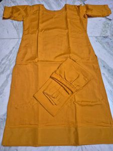 Yellow Kurta Set with Pants