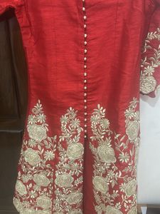 Red Embroidered Lehenga Choli