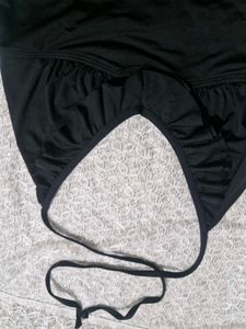 Classic Black Halterneck Tankini Top