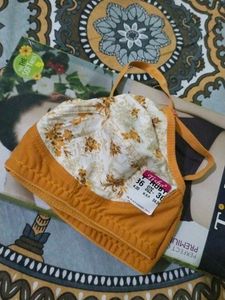 Stylish Floral Print Bra